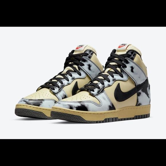 Nike Dunk High 1985 Black Acid Wash - Picture 5 of 6